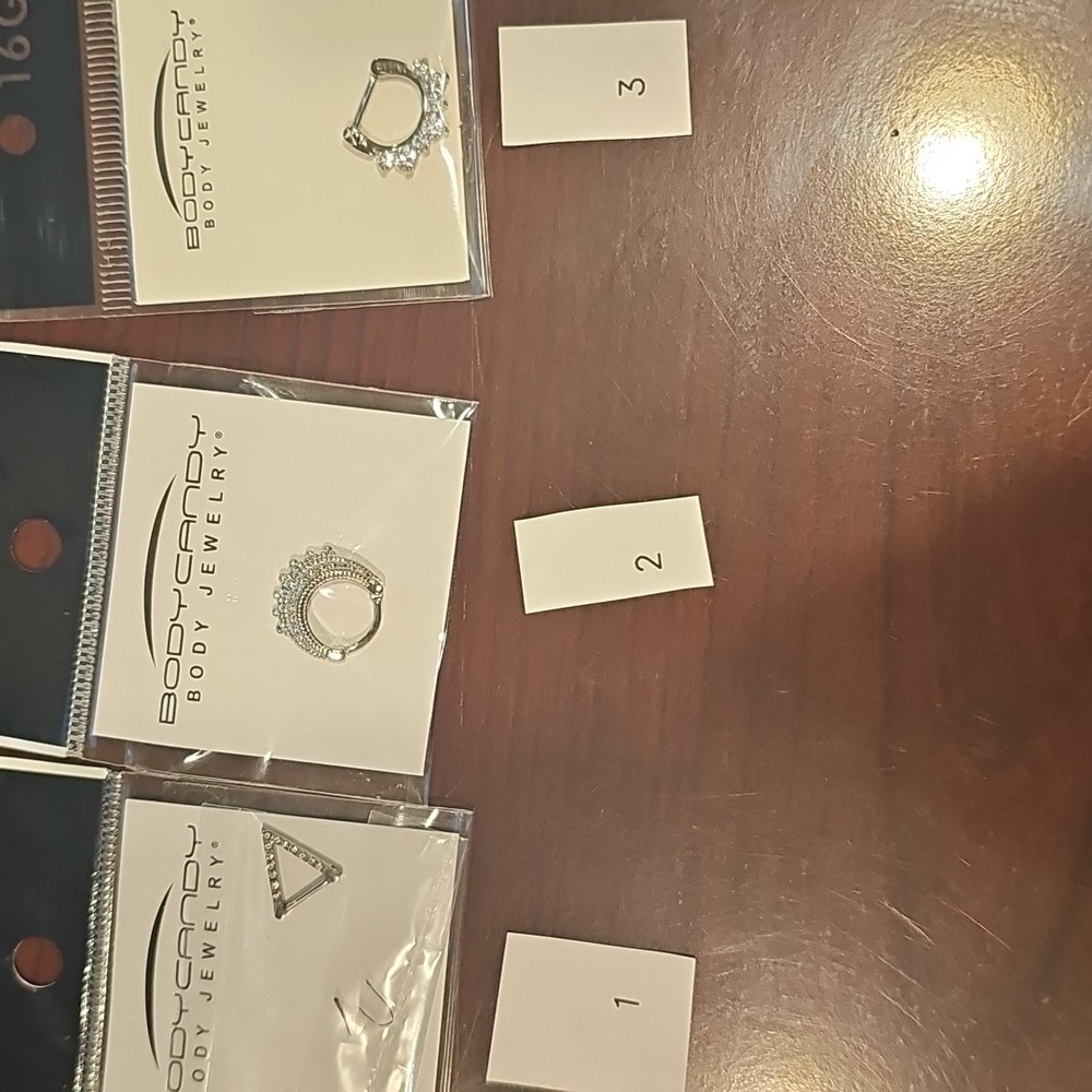Women’s septum rings...assortment ...choose 3!!!! free shipping